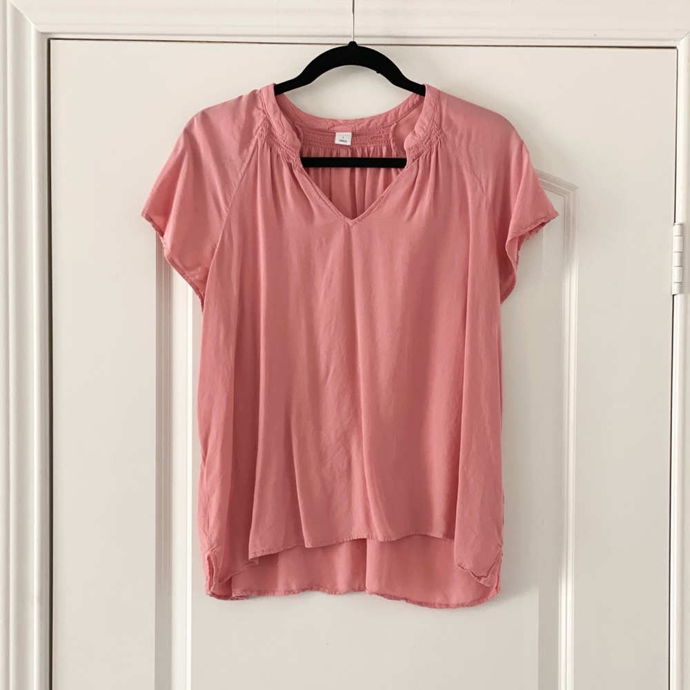 Old Navy Pink Blouse Size Large